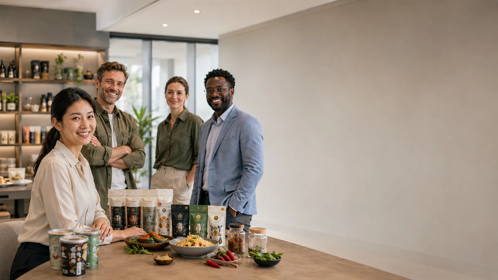Wok Foods international product development team