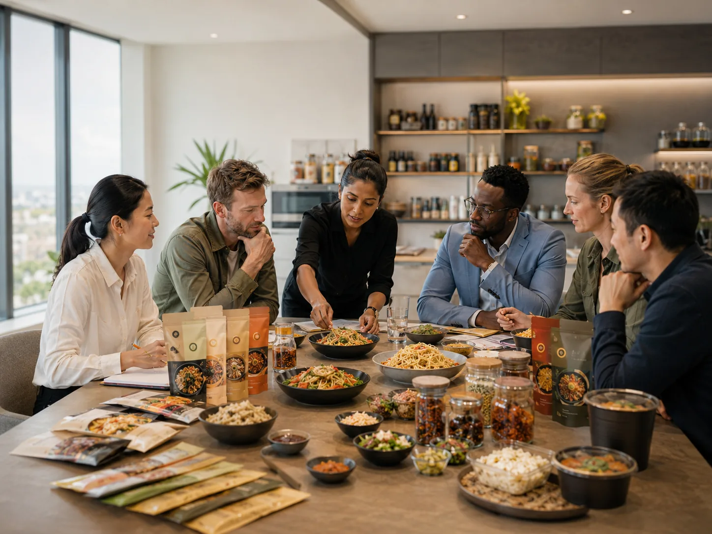 Wok Foods product development and tasting workshop